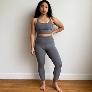 Lululemon Wunder Under‎ 7/8 Tight Womens 4 Full-On Luxtreme 25" Heathered Black